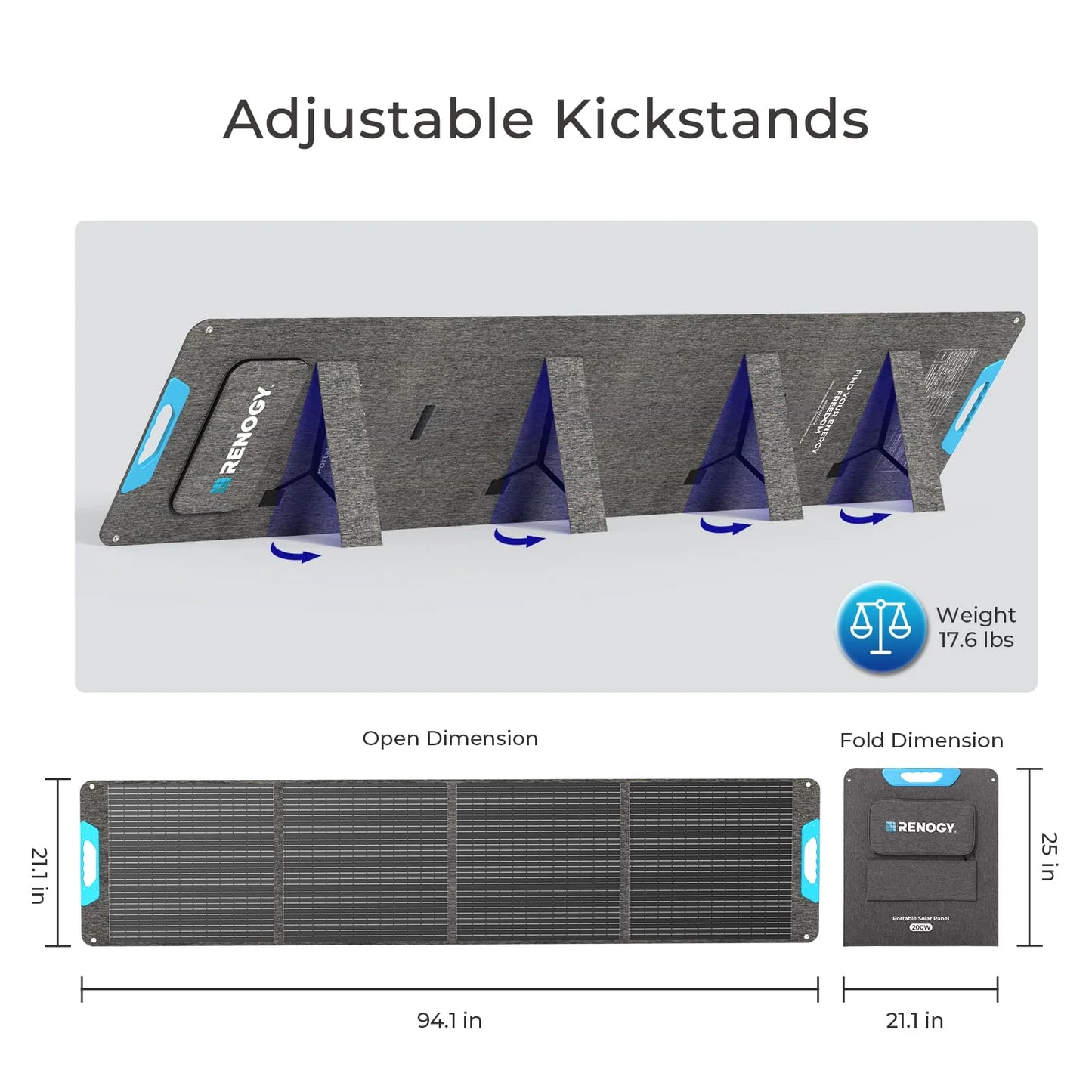 Renogy Foldable Portable Solar Panel for Power Stations