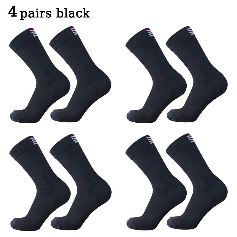 Unisex Mid Length Cycling Socks For Racing And Sports