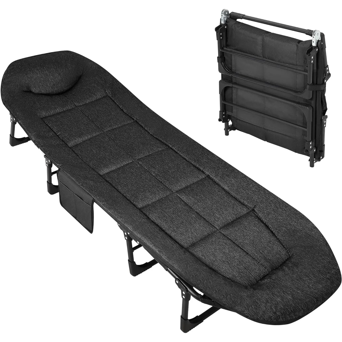 HiMISS Lightweight Camping Tent Cot With Cushion Pillow Outdoors
