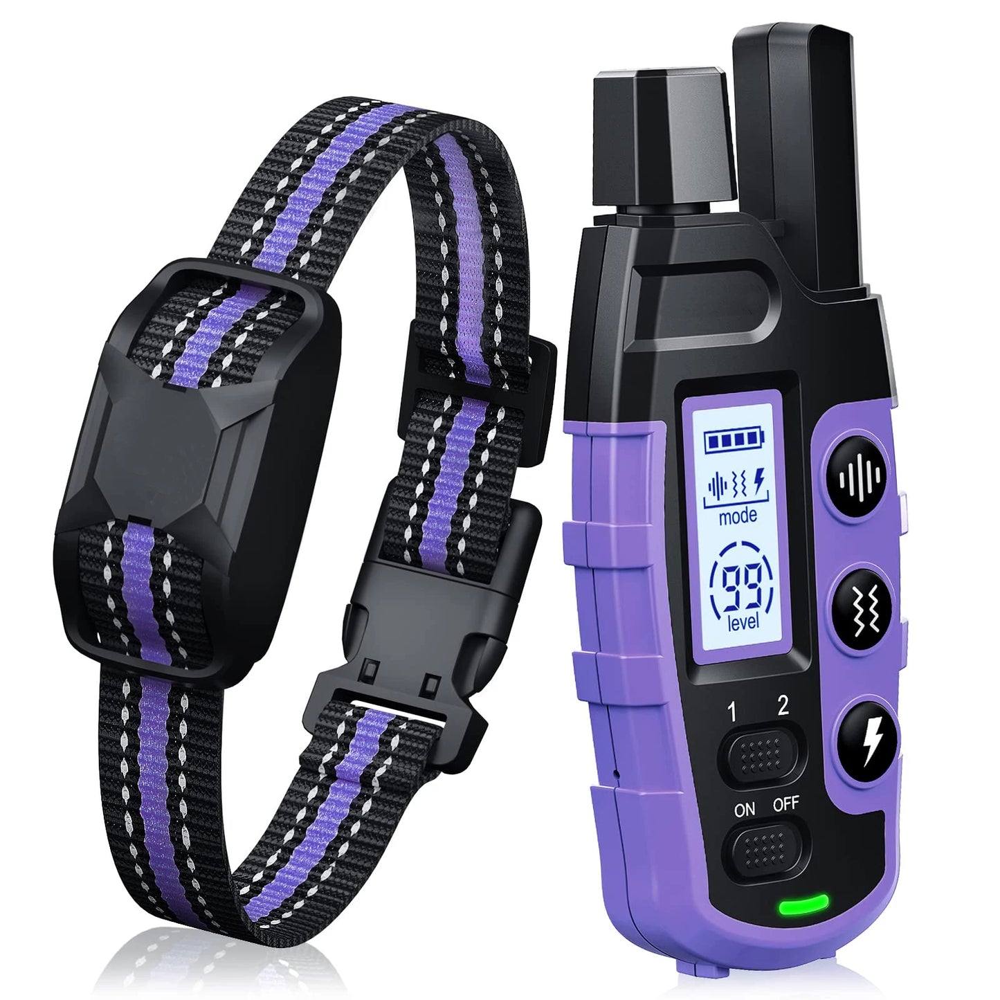 WXRPET Electric Dog Training Collar With Remote Beep Vibration Waterproof
