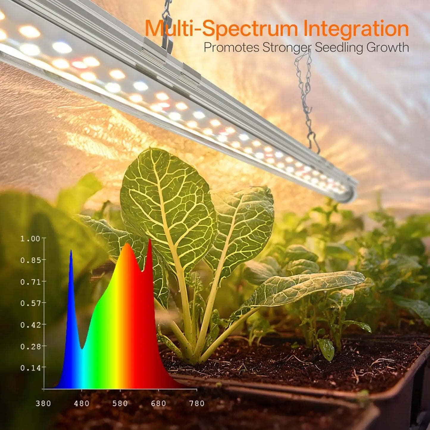 Indoor Grow Tent With Light For Seed Starting Waterproof Base