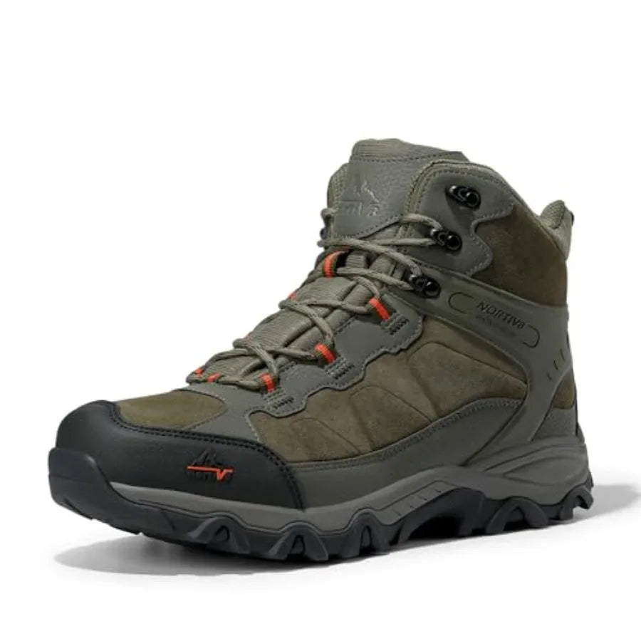 NORTIV 8 Waterproof Hiking Boots Outdoor Mid Trekking Shoes