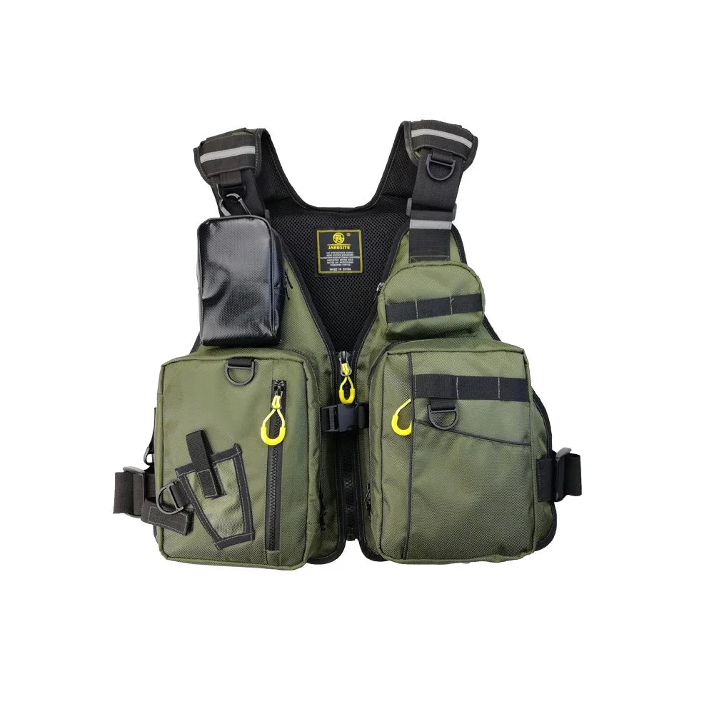 NONECN Outdoor Fishing Life Jacket Vest With Multiple Pockets