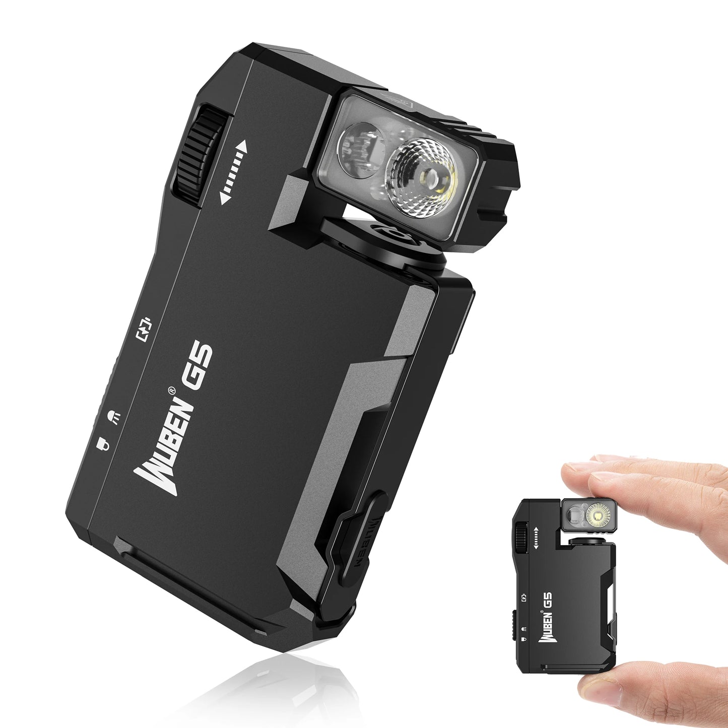 WUBEN G5 Magnetic EDC Flashlight 400 Lumen USB Rechargeable Keychain