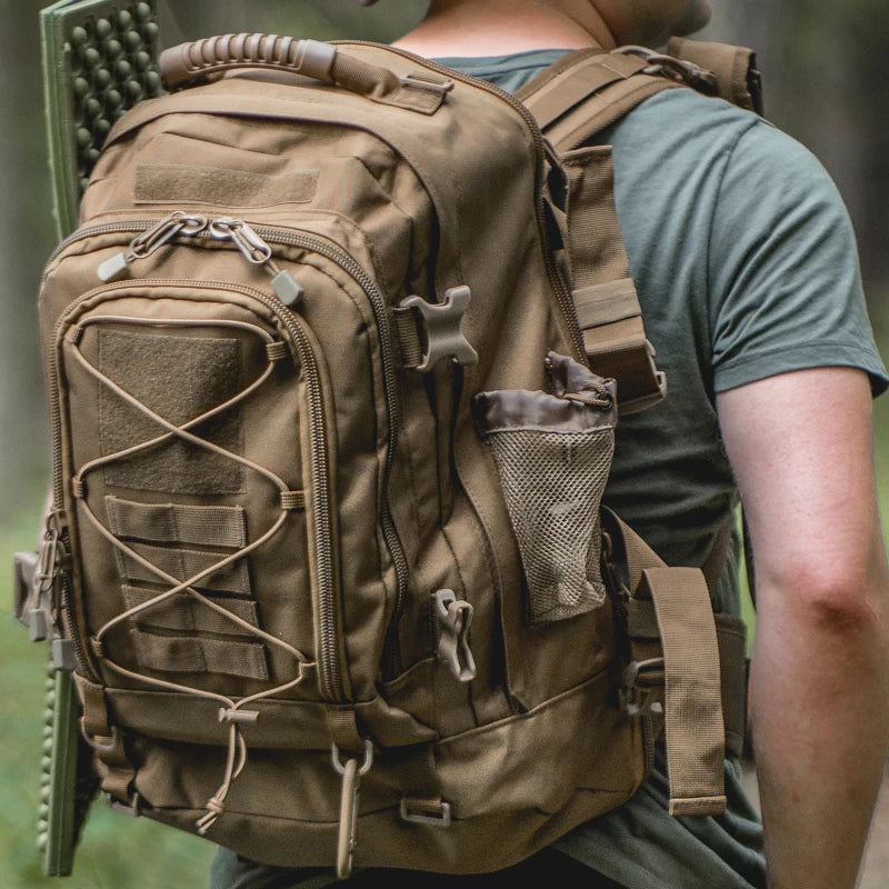 LQARMY Tactical Outdoor Backpack For Hiking And Camping