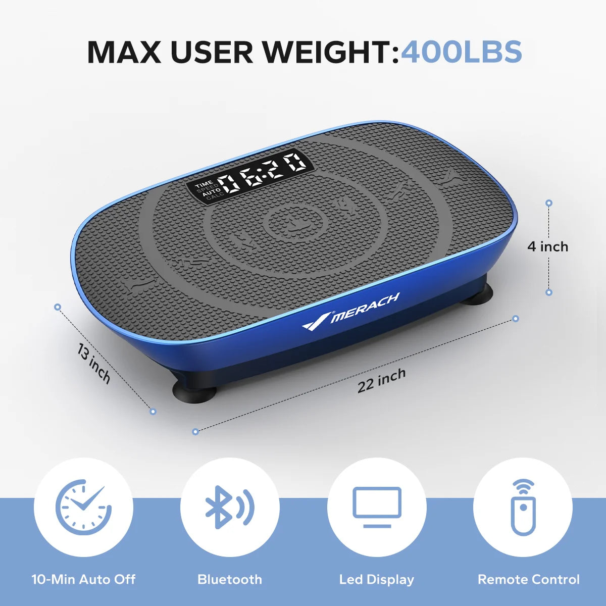 MERACH Vibration Plate CV30 Whole Body Workout Platform