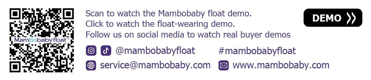 Mambobaby Non-Inflatable Safe Solid Core Baby Swimming Buoy Canopy