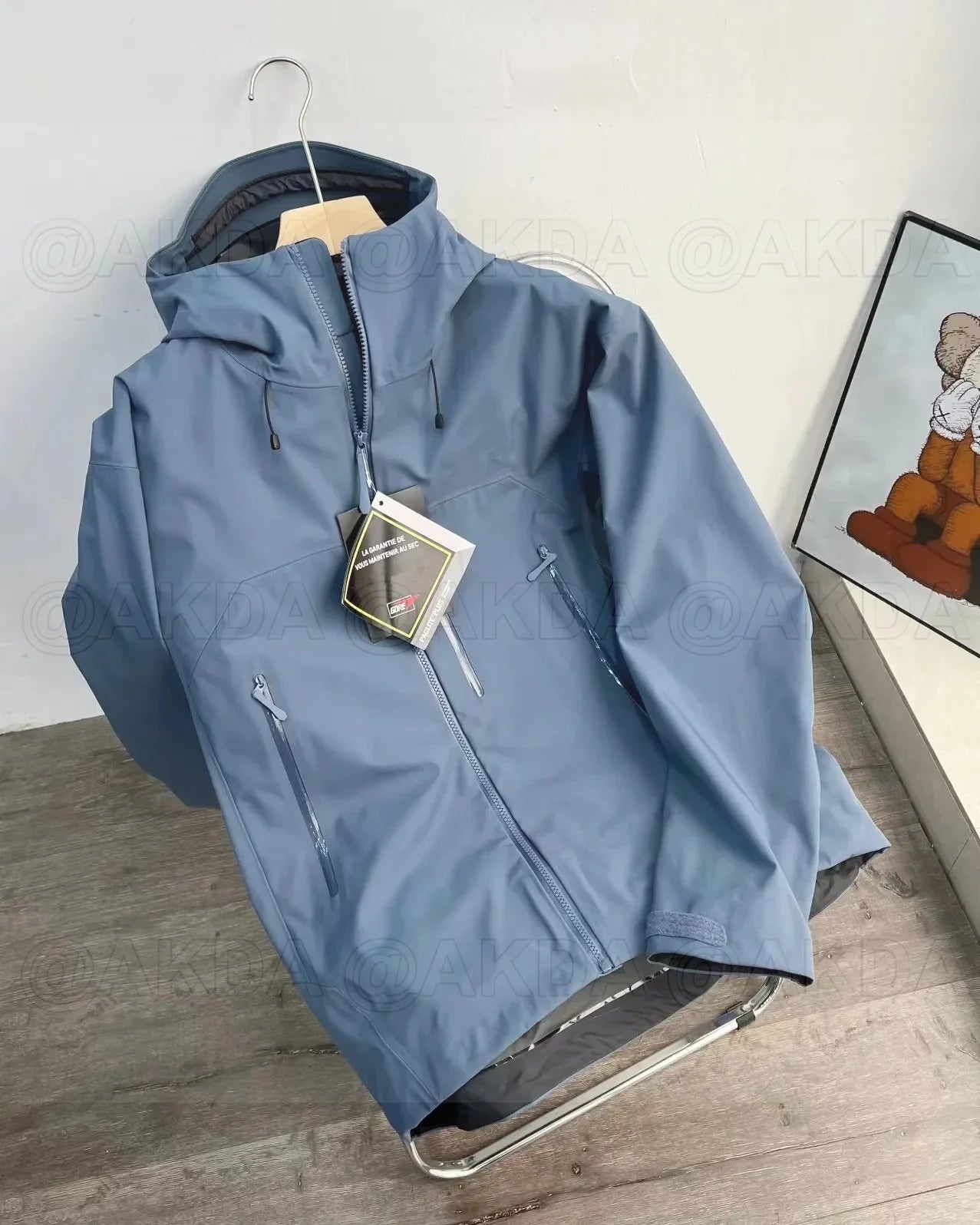 Bird Embroidery Beta SV Waterproof Outdoor Windbreaker Jacket