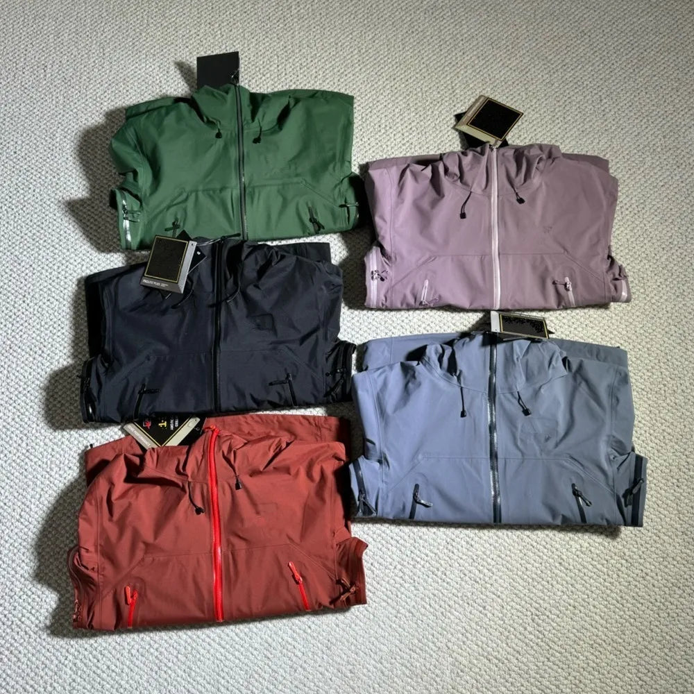 Beta SL Embroidery Logo Outdoor Waterproof Windbreaker Jacket For Hiking