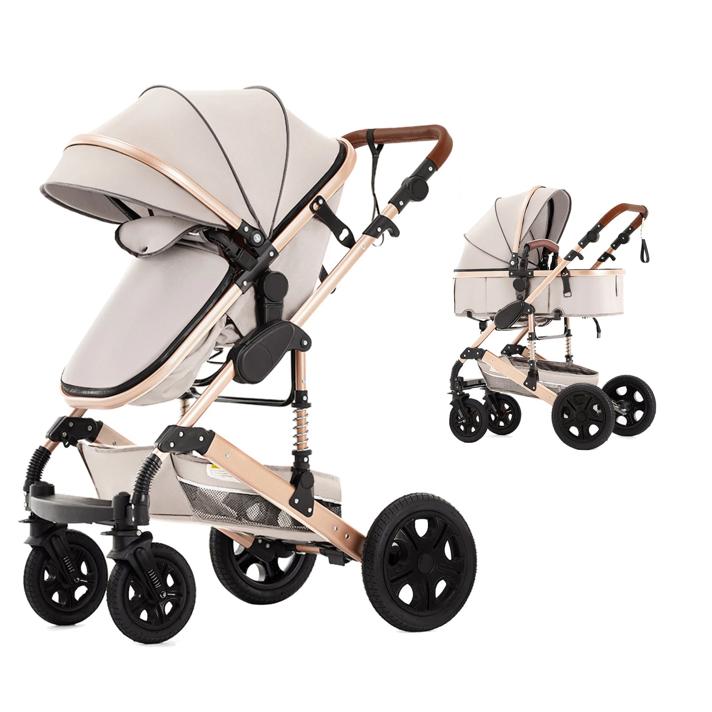 SteAnny 3 In 1 Baby Stroller Travel System With Isofix