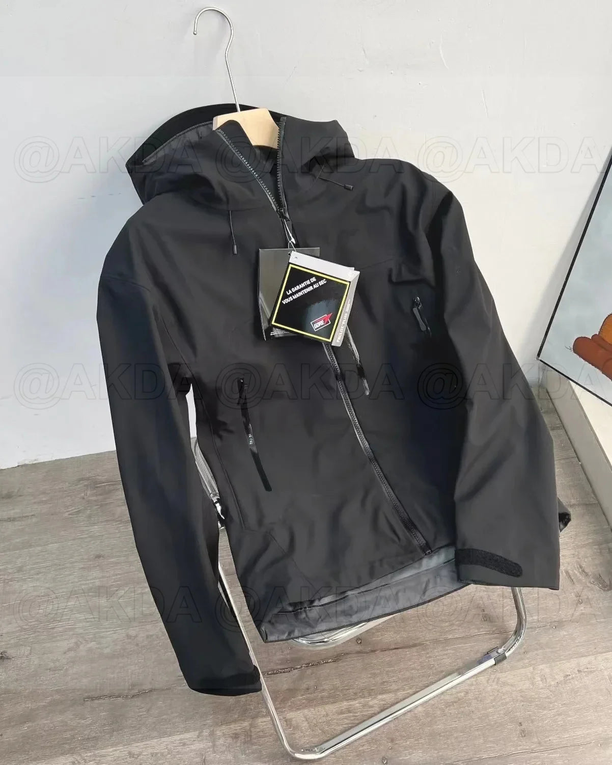 Bird Embroidery Beta SV Waterproof Outdoor Windbreaker Jacket