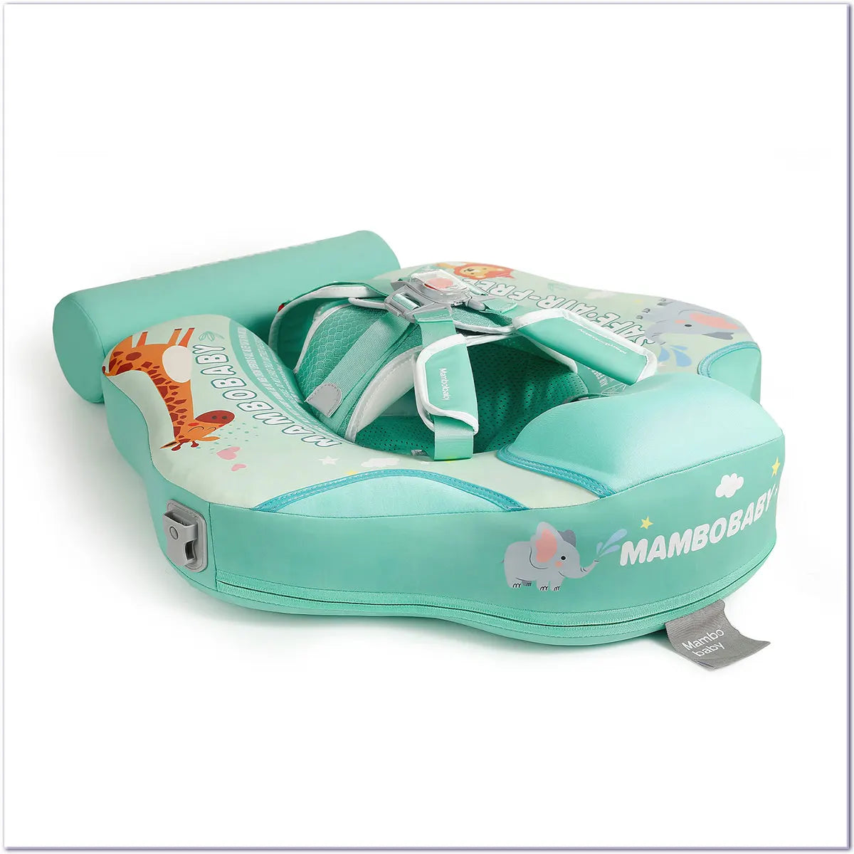 Mambobaby Non-Inflatable Safe Solid Core Baby Swimming Buoy Canopy