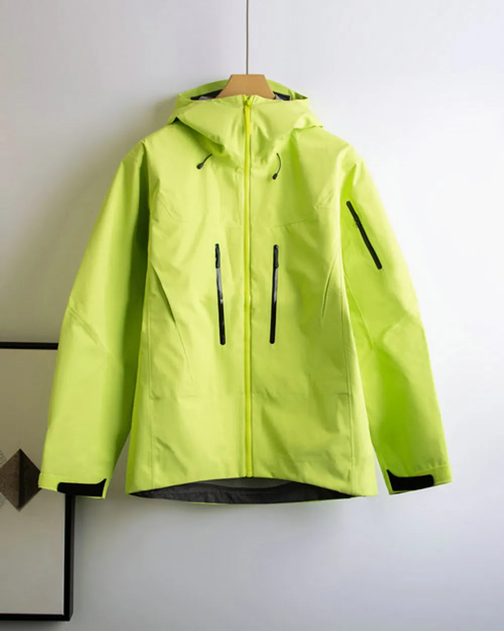 Embroidery Bird Logo Waterproof Windbreaker Jacket for Outdoor Hiking
