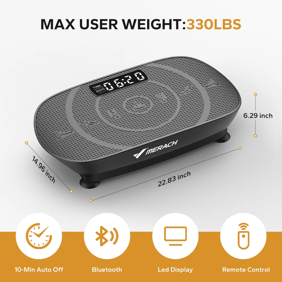 MERACH Vibration Plate CV30 Whole Body Workout Platform