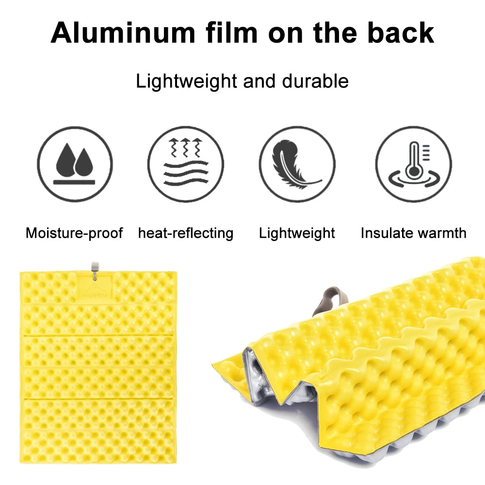 Widesea Outdoor Foldable Camping Mat Seat Ultralight Cushion