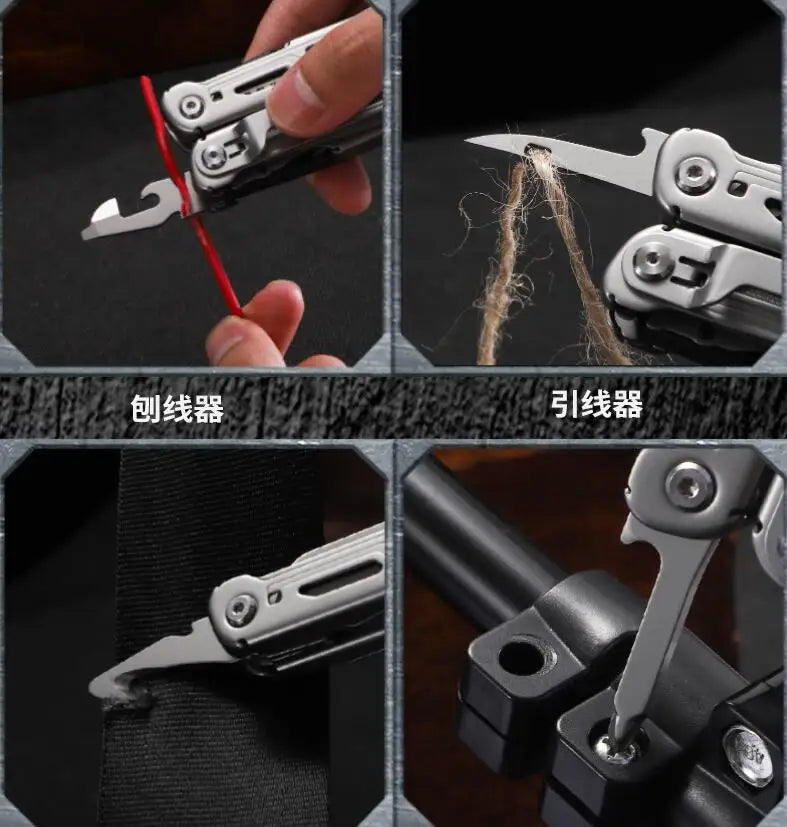Daicamping DL10 Multitool Pliers Folding Knife Emergency Tool