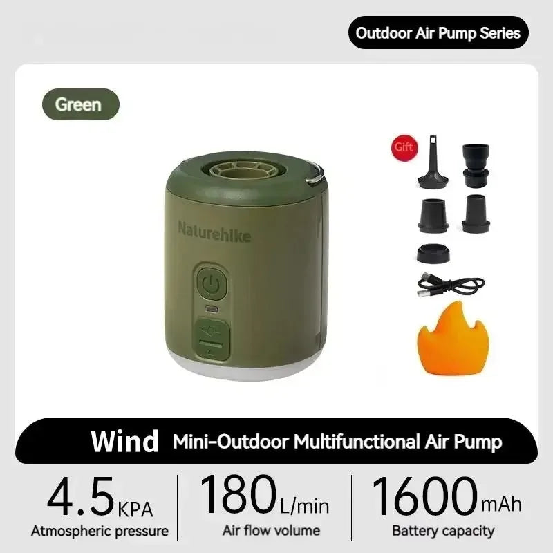 Naturehike Multifunction Air Pump for Inflatable Mats and Camping