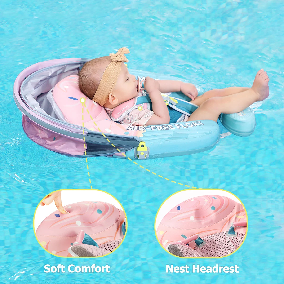Mambobaby No Inflation Baby Float Harness For Safe Play