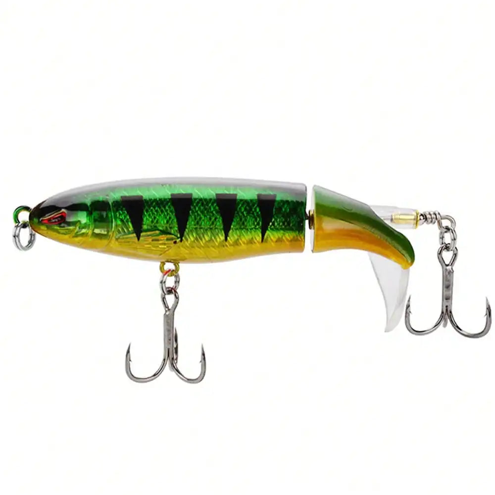 Propeller Trolling Hard Lure With Rotating Bobber Pencil Bait