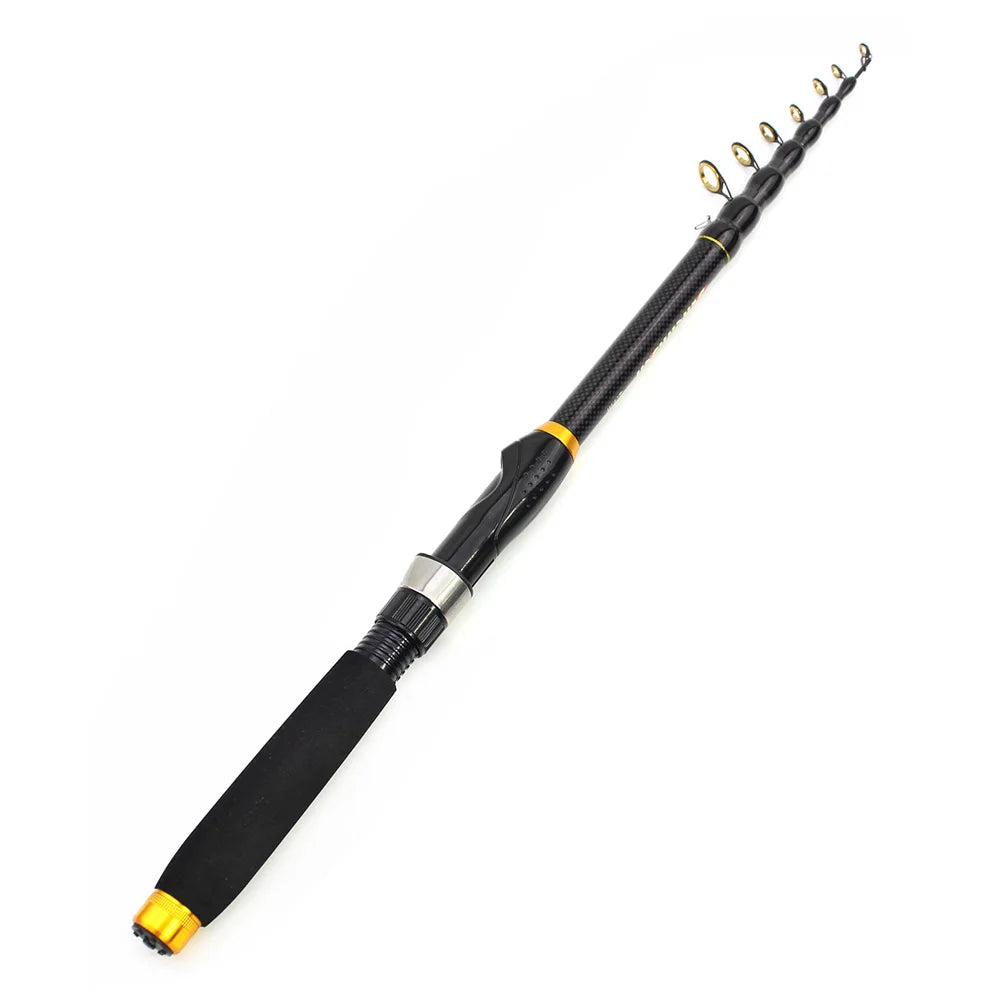 Shunmaii Carbon Fiber Telescopic Spinning Rod Travel Carp Fishing