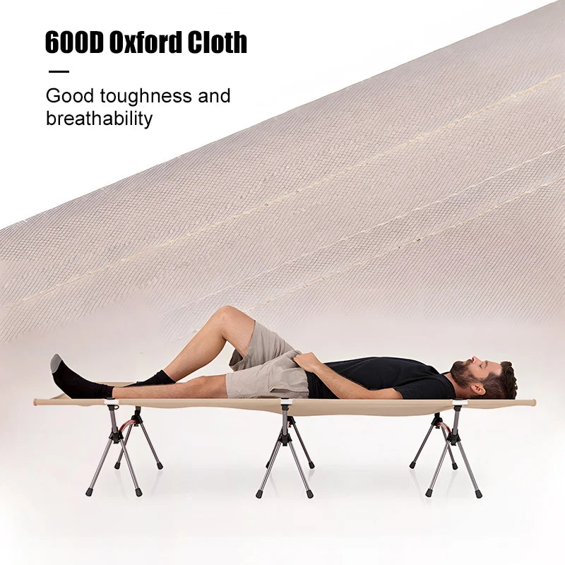 WESTTUNE Ultra Light Aluminum Folding Bed For Camping And Travel