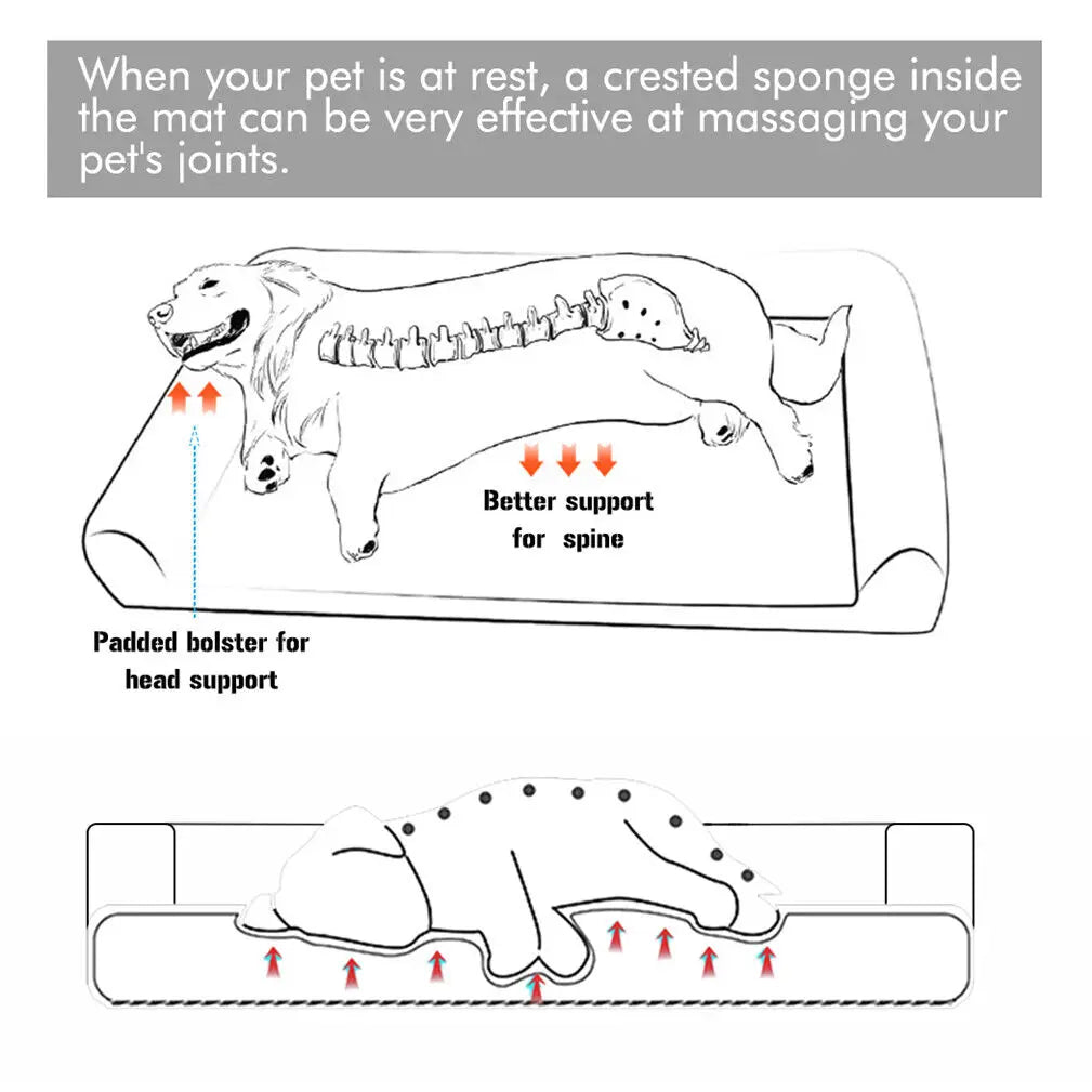 Bingopaw Extra Large Orthopedic Dog Bed With Washable Cover