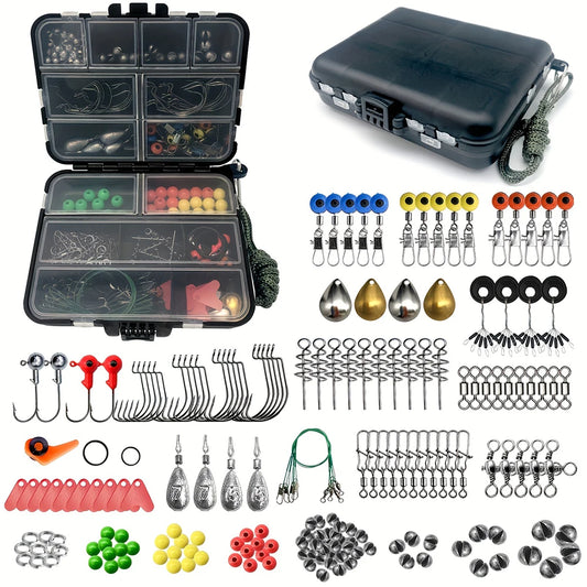 187 Piece Ultimate Fishing Kit With Tackle Box And Accessories