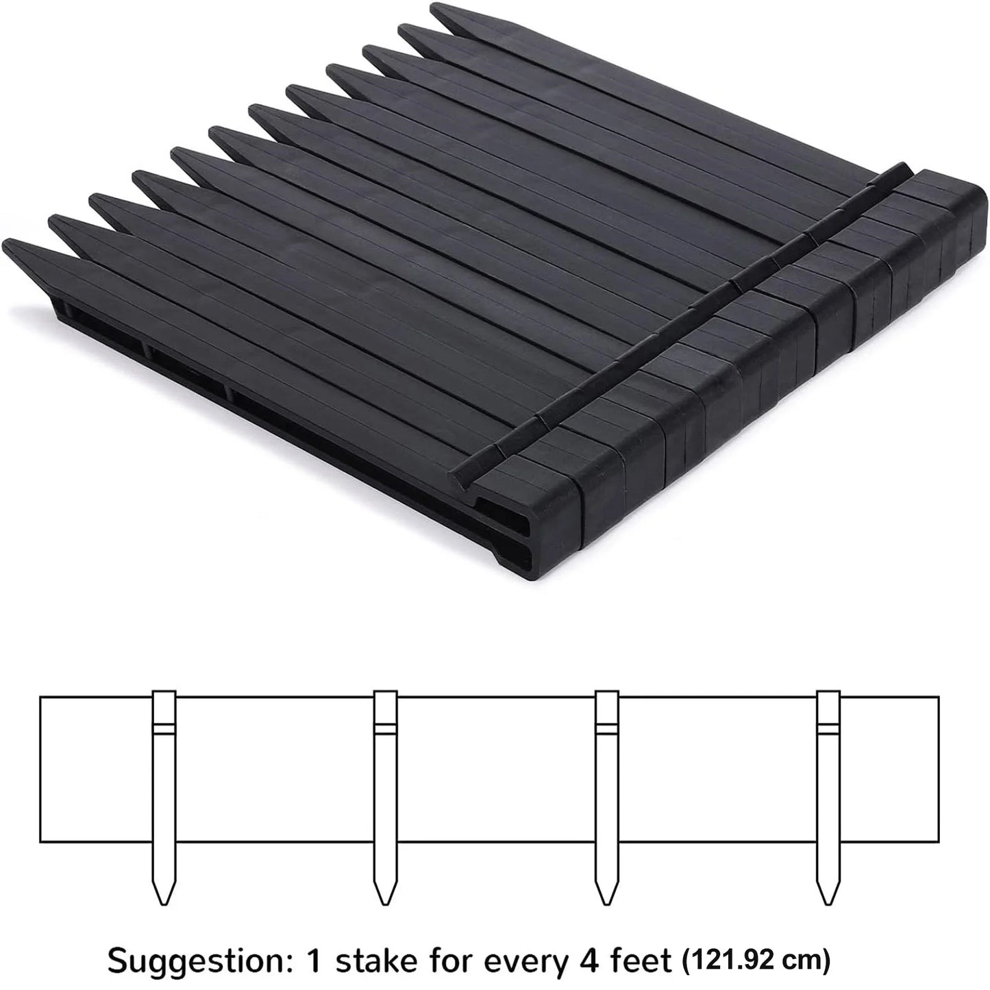 Plastic Garden Edging Border Coil With Anti UV Treatment