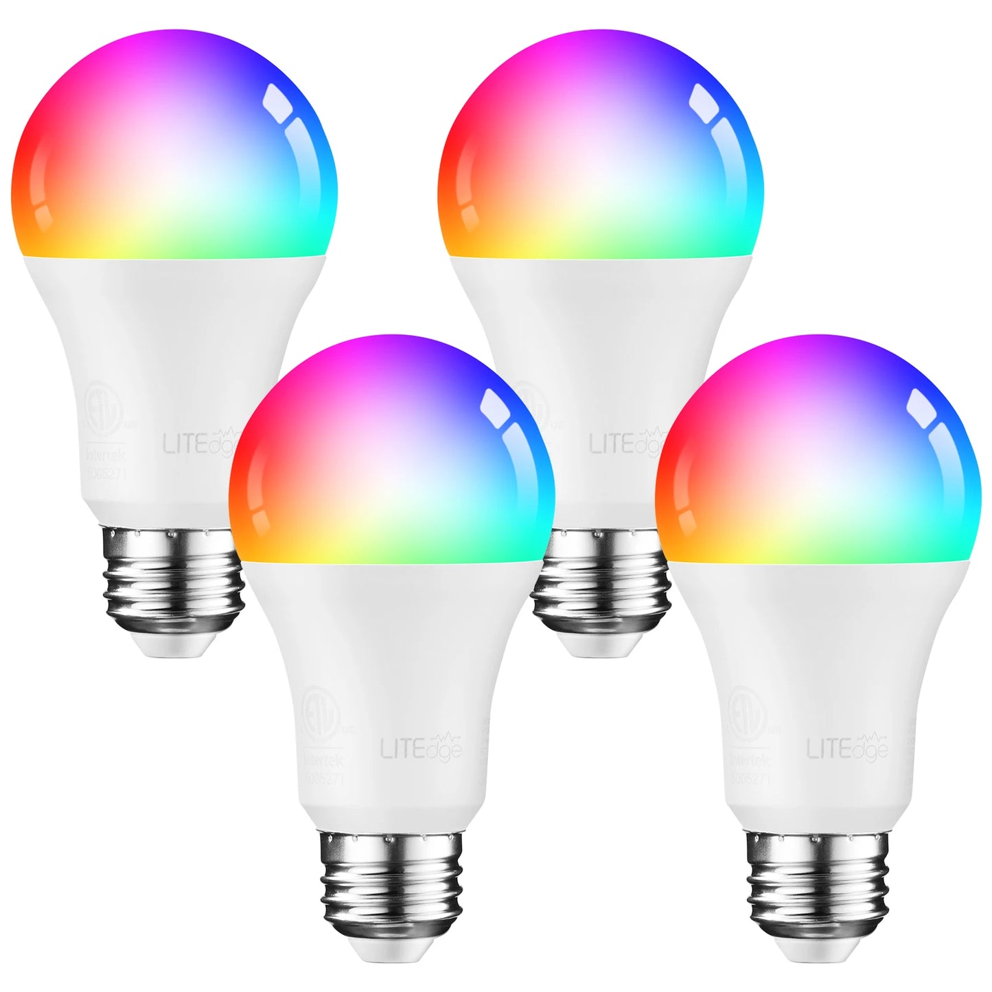 Smart WiFi A19 RGB CW LED Bulb for Alexa GoogleHome