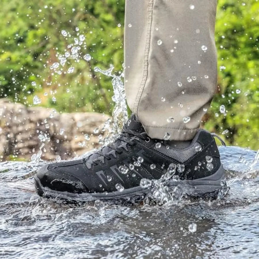 Legend Waterproof Hiking Shoes Leather Lightweight Anti Slip Unisex