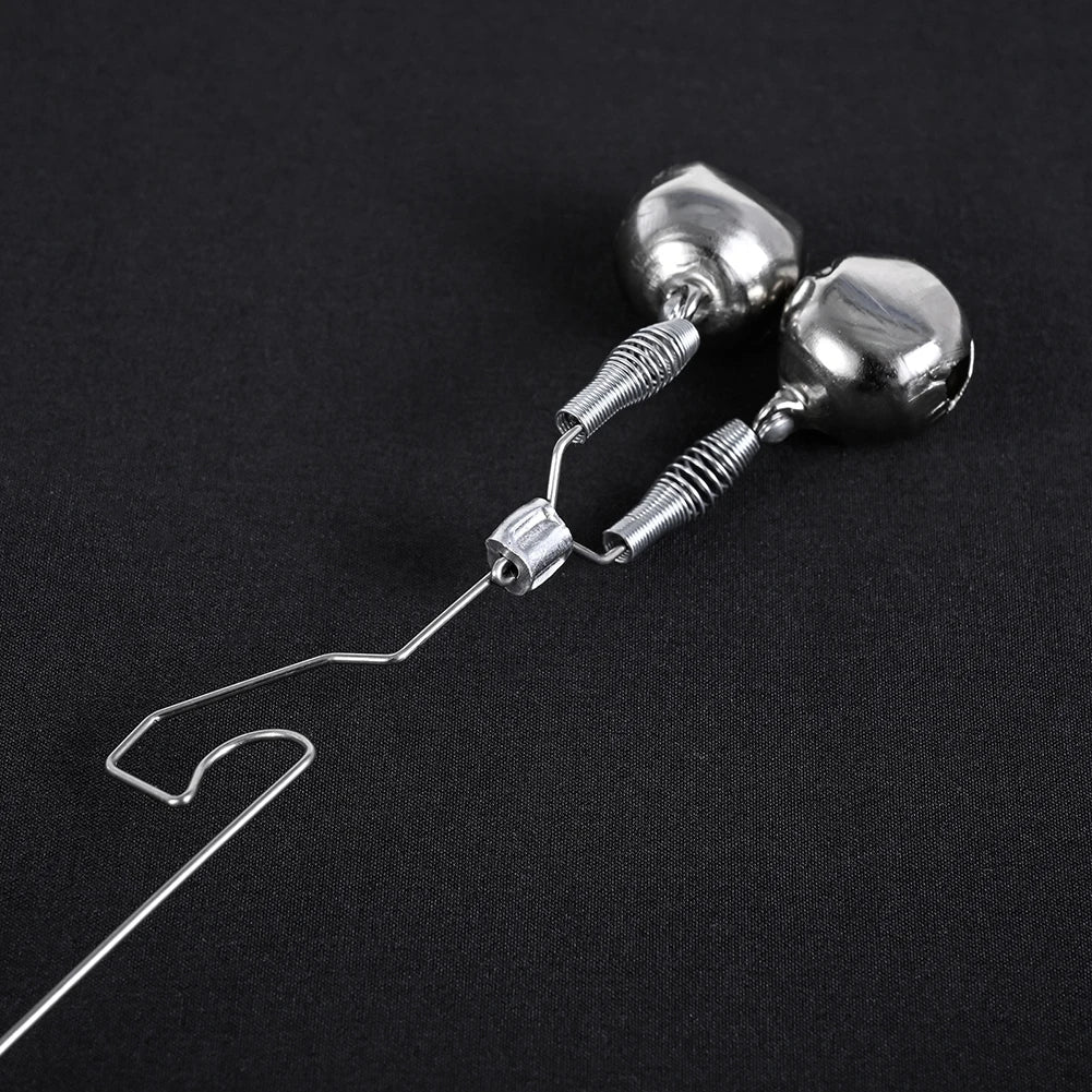 JOCESTYLE Fishing Rod Bite Alarm Stainless Steel Night Bell