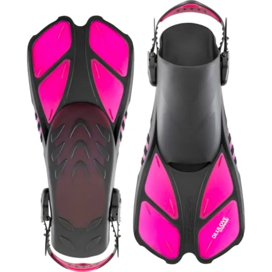 Adult Snorkel Set With Mask And Dry Snorkel Adjustable Fins