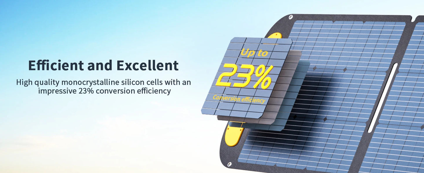 VTOMAN VS400W Foldable Solar Panel for RV and Power Station