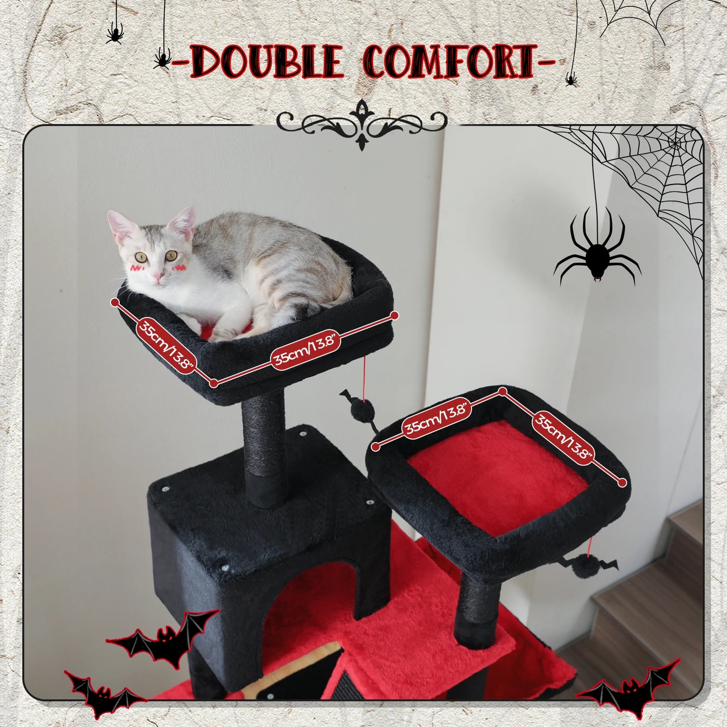 Pawz Road Multi Level Large Cat Tree Condo