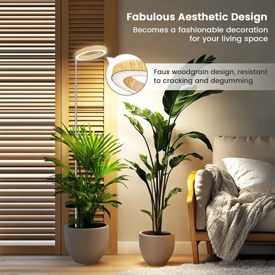 Full Spectrum Indoor Plant Grow Light With Timer And 3 Color Modes