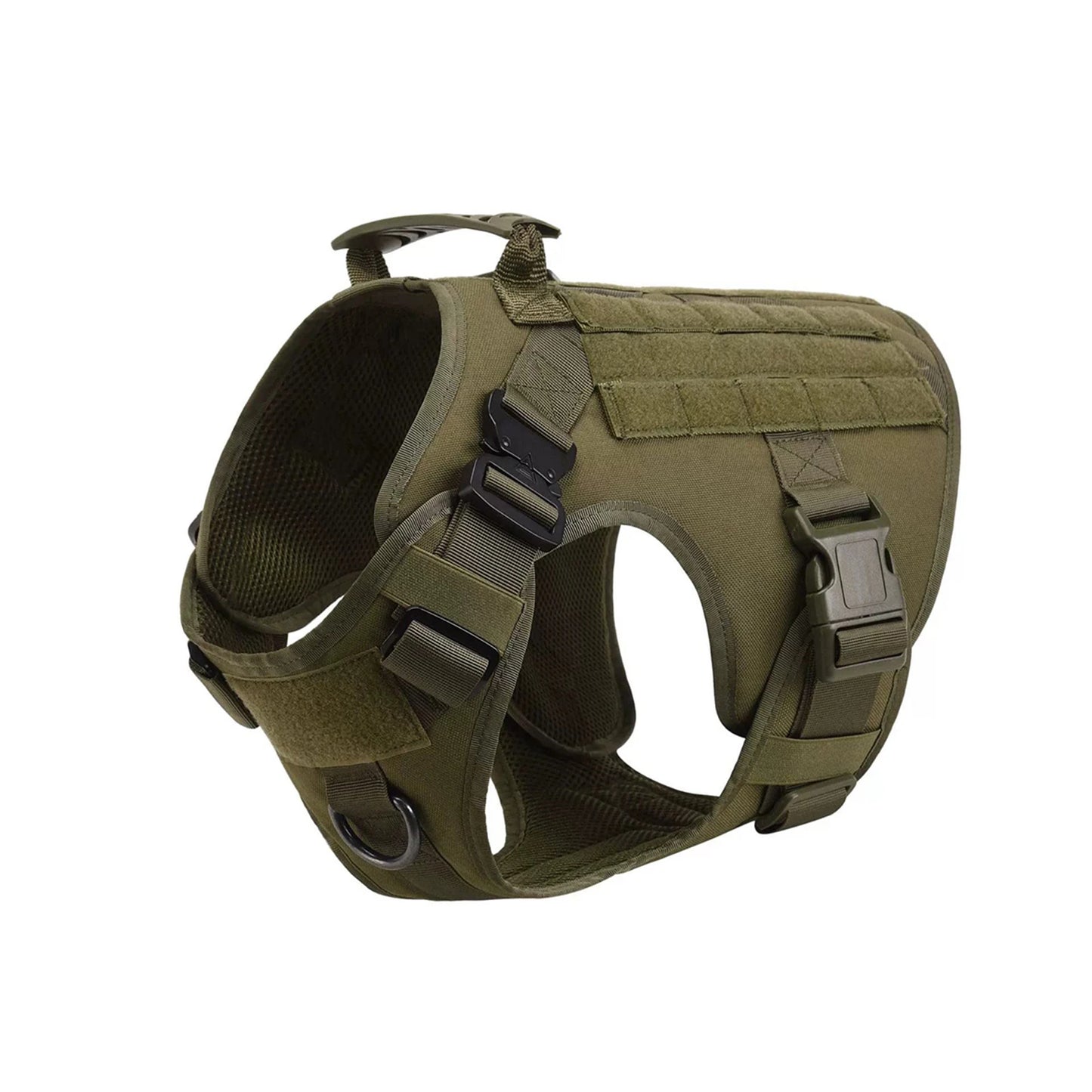 PETRAVELCN Tactical Dog Harness With Molle Pouches For Dogs