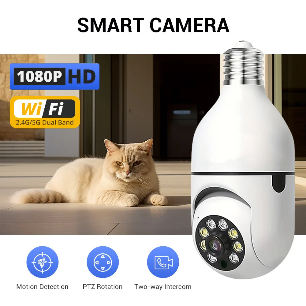 BoyKeep Outdoor Wireless Security Camera 5GHz WiFi 360 Degree