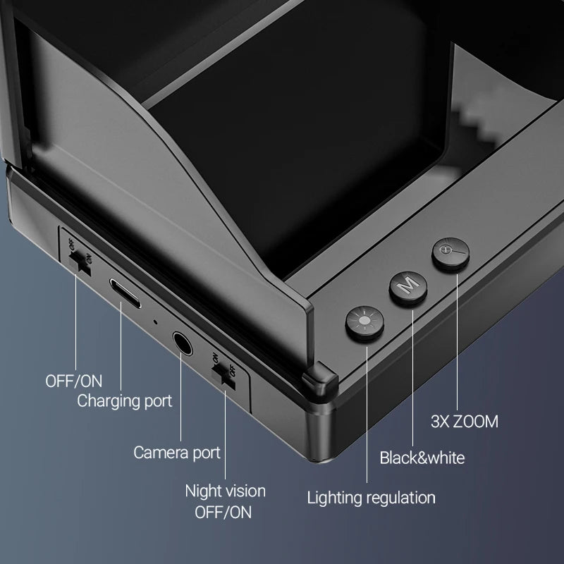 IP68 Waterproof Underwater Fishing Camera With Monitor And Night Vision
