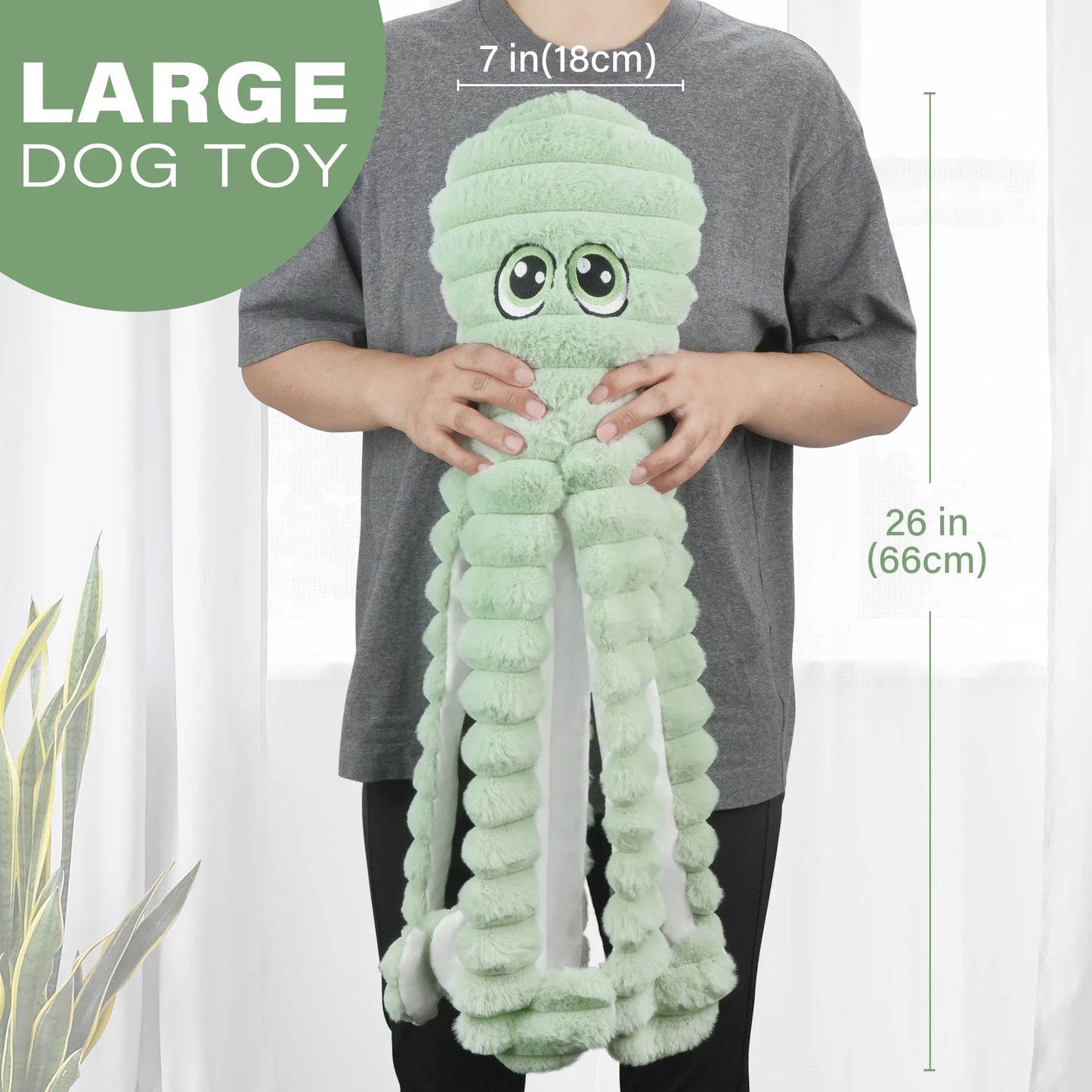 Squeaky Plush Chew Toy For Dogs Interactive Dog Toy