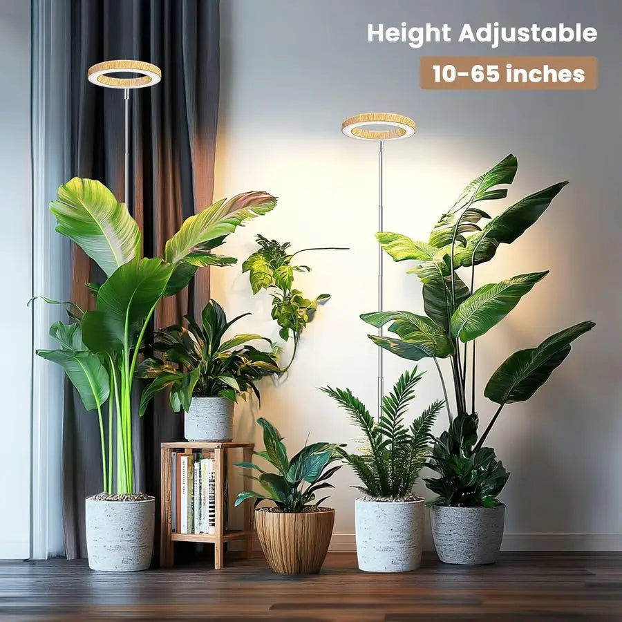 Full Spectrum Indoor Plant Grow Light With Timer And 3 Color Modes