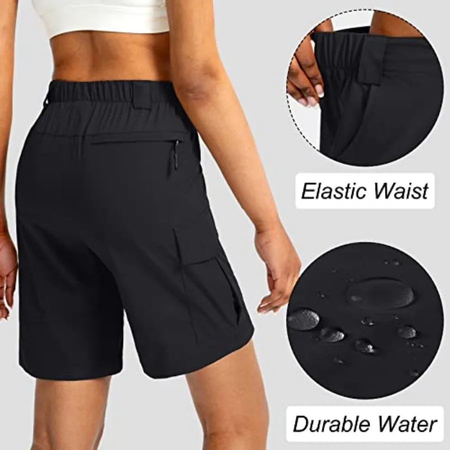 Viodia Women's Quick Dry Hiking Shorts With Pockets