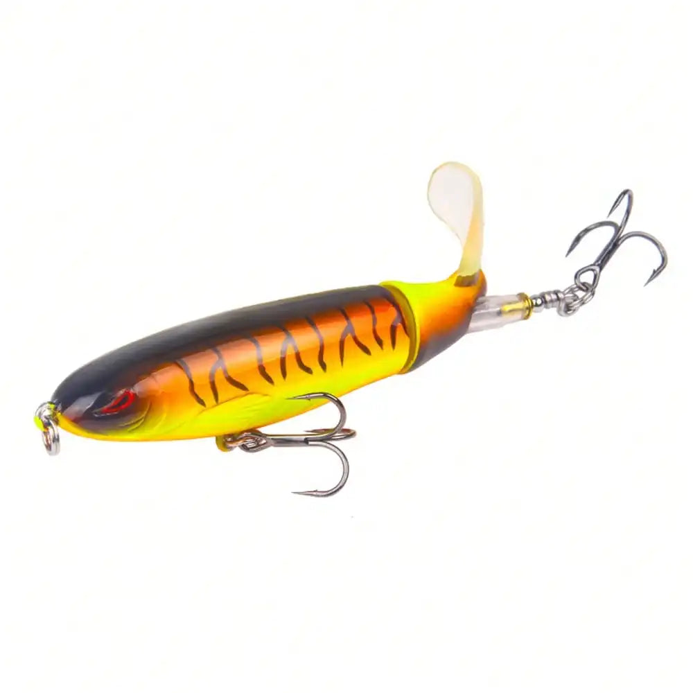 Propeller Trolling Hard Lure With Rotating Bobber Pencil Bait