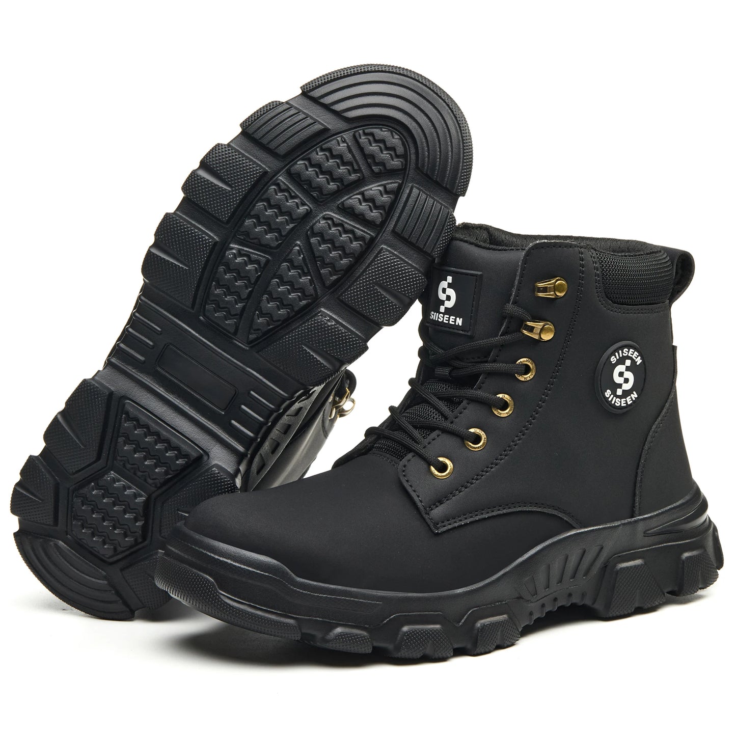 Men's Steel Toe Safety Shoes Puncture Resistant Kevlar