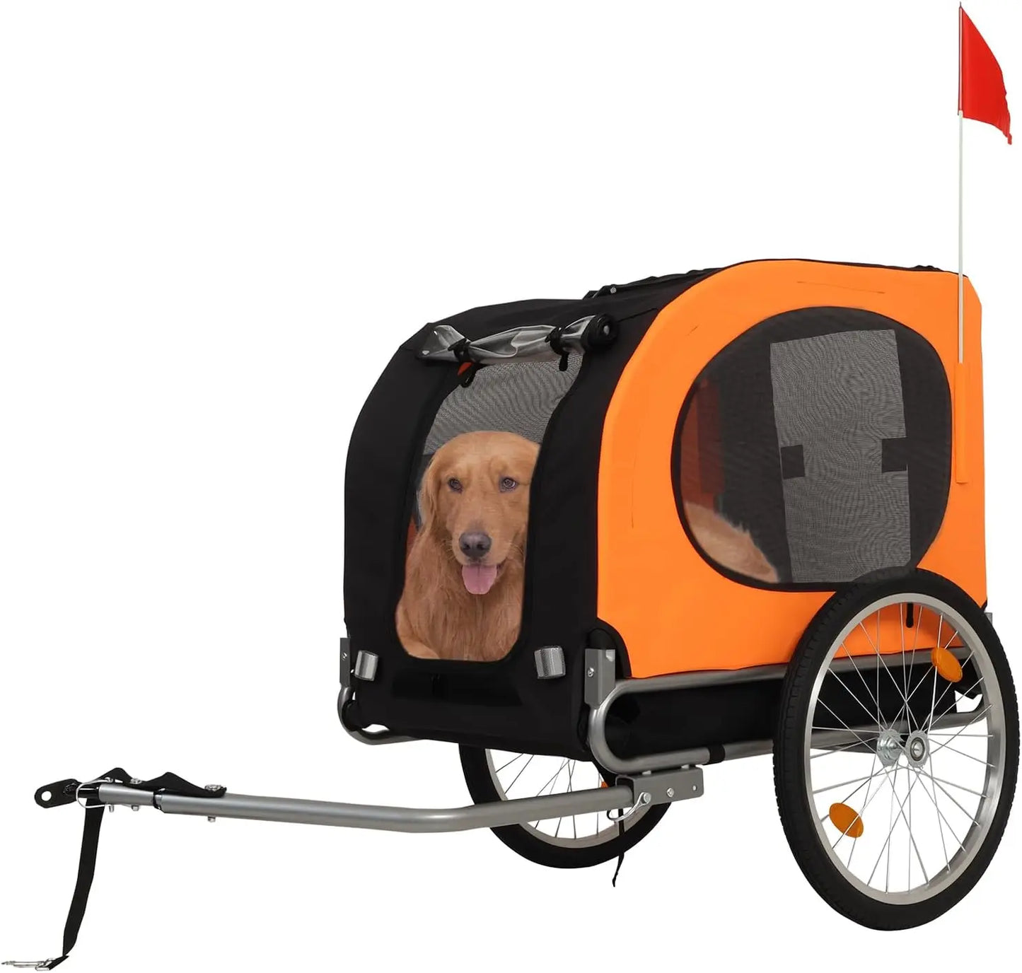 Twister.Ck Large Dog Bike Trailer With Fast Release Wheels