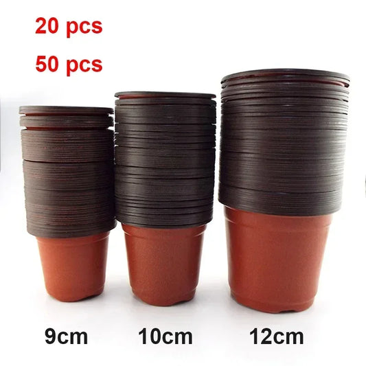 Plastic Flowerpot Grow Box With Fall Resistant Tray For Garden