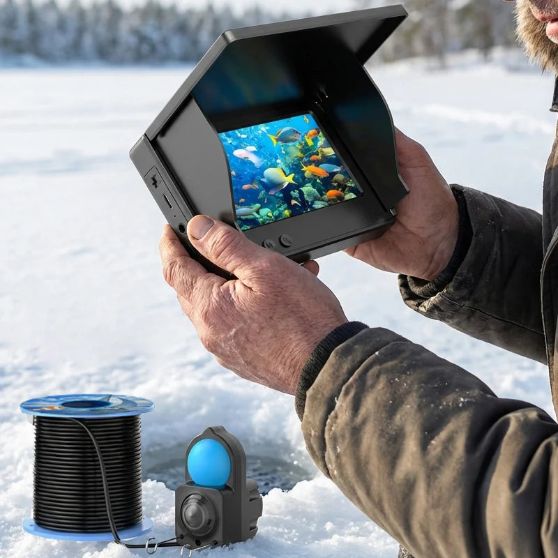 IP68 Waterproof Underwater Fishing Camera With Monitor And Night Vision