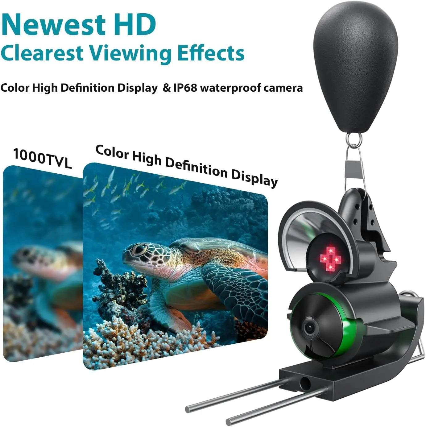 Underwater Fishing Camera With HD LCD Display And 10000mAh Battery