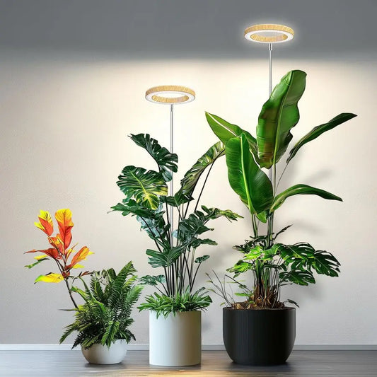 Full Spectrum Indoor Plant Grow Light With Timer And 3 Color Modes