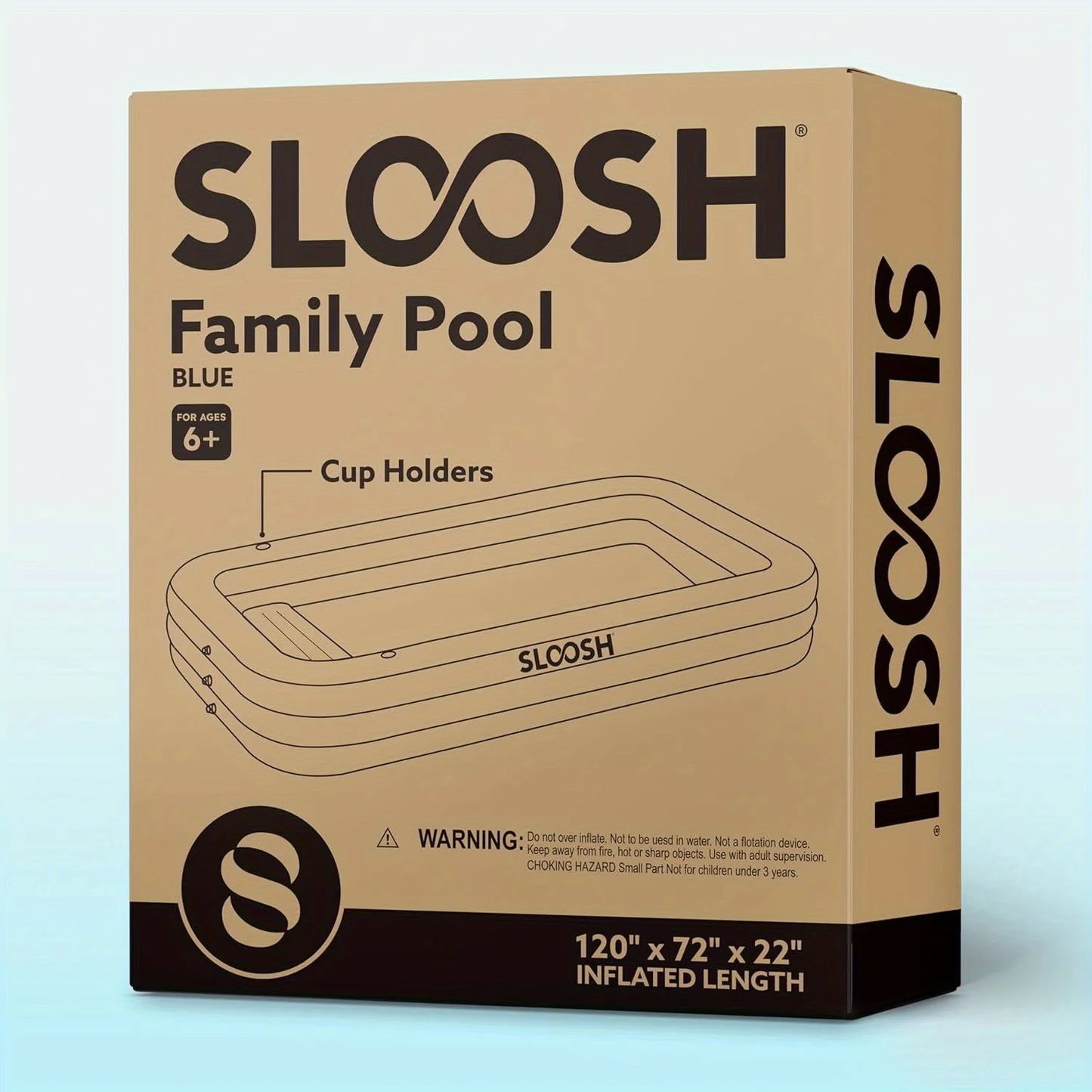 Joyfy Inflatable Family Pool For Backyard Summer Fun
