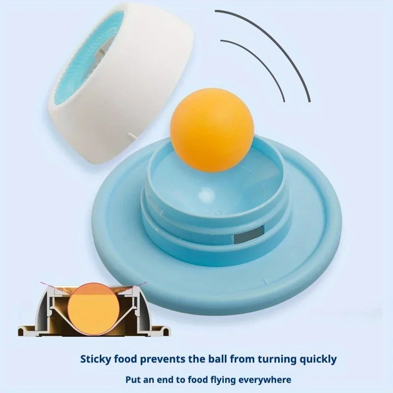 Interactive Pet Toy With Slow Feeder And Food Dispenser For Enrichment Crate